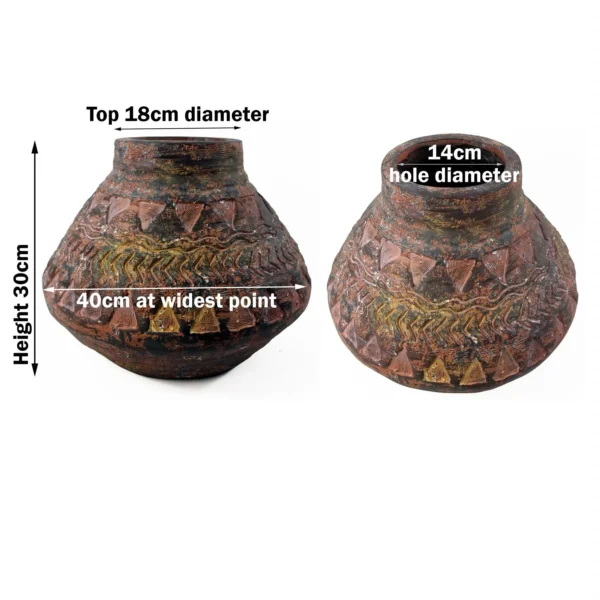 Planters Plant Pots Aztec Rustic Planter 30cm x 40cm - Image 3