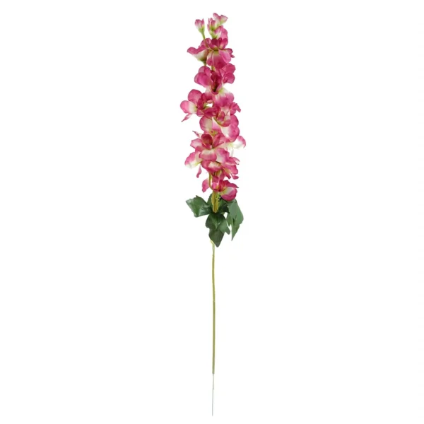 Pack of 6 x Artificial Flowers Delphinium Dark Pink Stem 75cm - Image 5