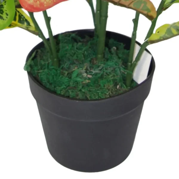 Tropical Artificial Plants 90cm Croton Large - Image 2