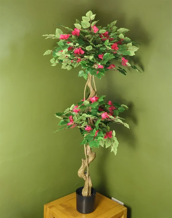 Pink Artificial Silk Tree Blossom Bougainvillea Japanese Tree