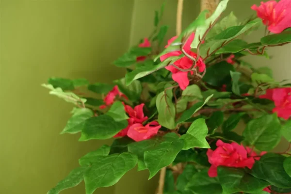 Pink Artificial Silk Tree Blossom Bougainvillea Japanese Tree - Image 4