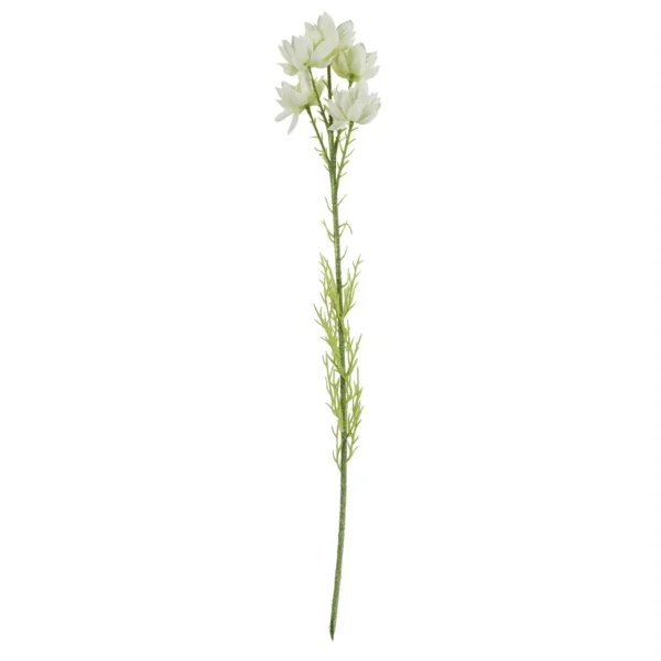 Pack of 6 x Artificial Flowers White Starflower Stem - 5 Flowers 60cm - Image 4