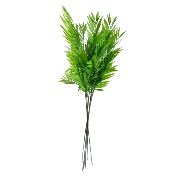 Pack of 6 x Artificial Foliage Bamboo Fern Stem 85cm - Image 2