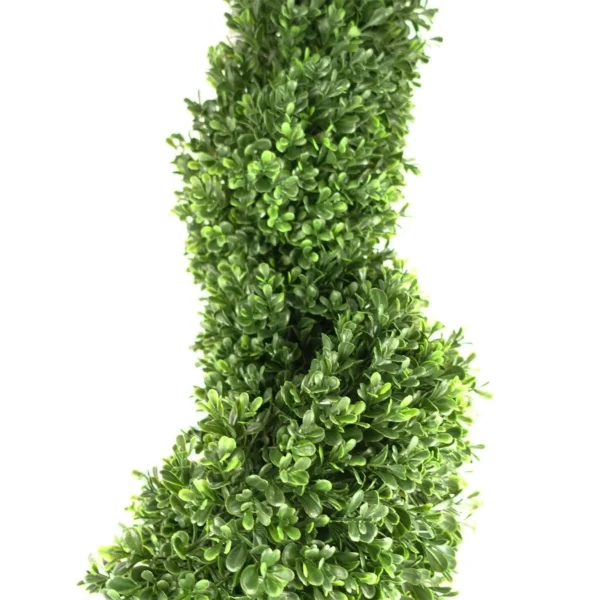 UV Resistant Plastic New Boxwood Spiral Tree 920 leaves - Image 2