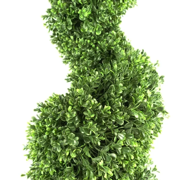 UV Resistant Plastic New Boxwood Spiral Tree 920 leaves - Image 3