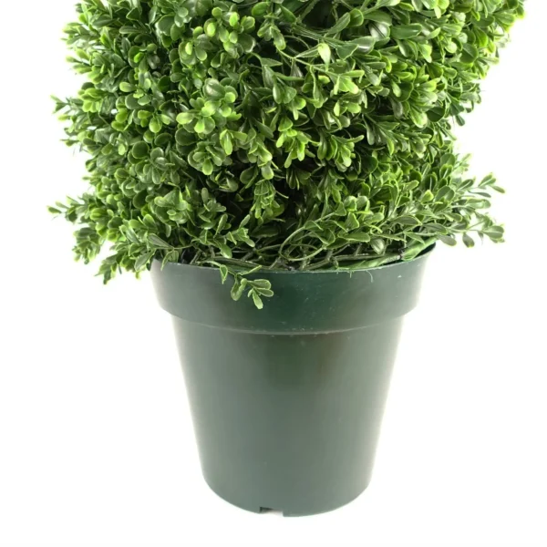 UV Resistant Plastic New Boxwood Spiral Tree 920 leaves - Image 4