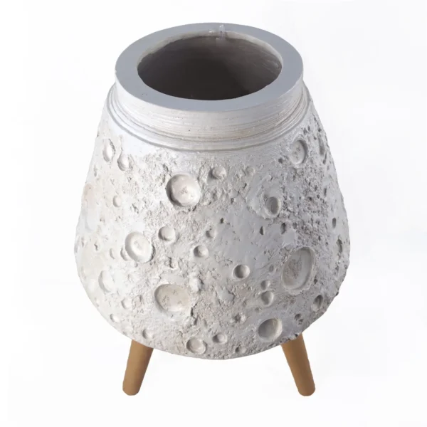 Planters Plant Pots Lunar White Planter 62cm x 40cm - Image 4