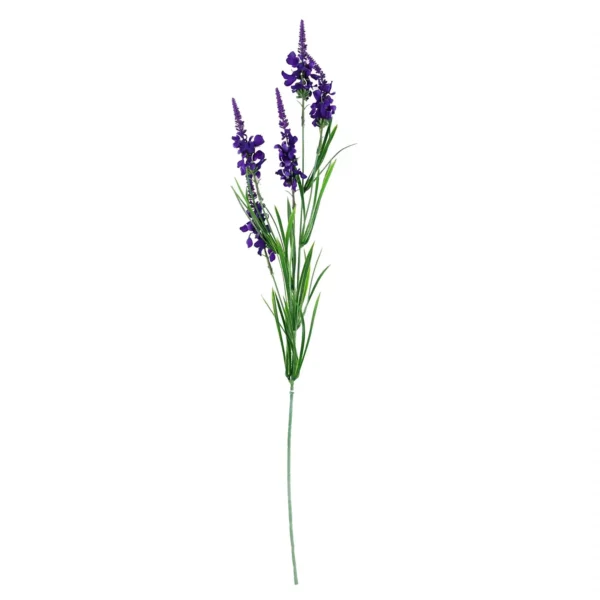 Pack of 6 x Artificial Flowers Purple Larkspur Artifical Stem 80cm - Image 5