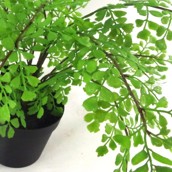 Artificial Fern Plant 35cm Maiden Fern Plant - Image 2