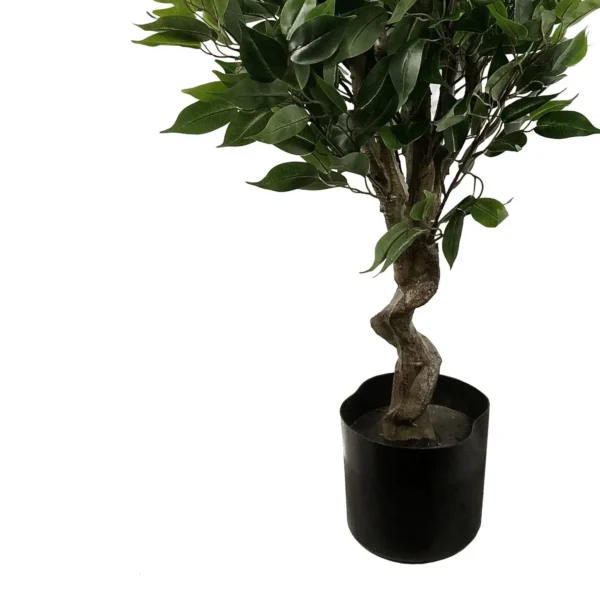 Artificial Ficus Tree Plant Green Ficus Twist Trees Plants 110cm - Image 3