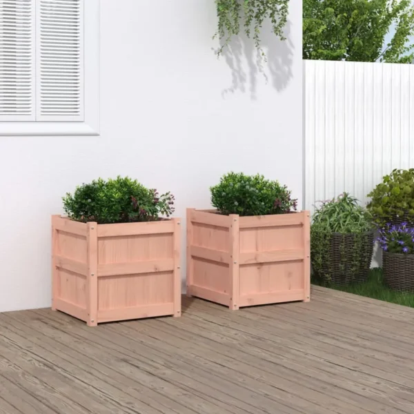 vidaXL Garden Planters 2 pcs Solid Wood Douglas - Image 13