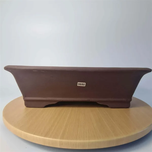 37cm Unglazed Bonsai Pot | Rectangle | 37cm x 30cm x 11cm | Brown