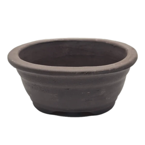 Unglazed Bonsai Pot | Oval | 16cm x 12cm x 5cm