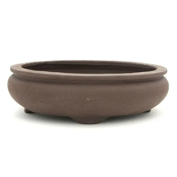 Unglazed Bonsai Pot Oval | 18cm x 15cm x 4cm | YB1118