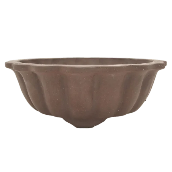 Unglazed Bonsai Pot Round | 18cm x 18cm x 5cm | YB1125