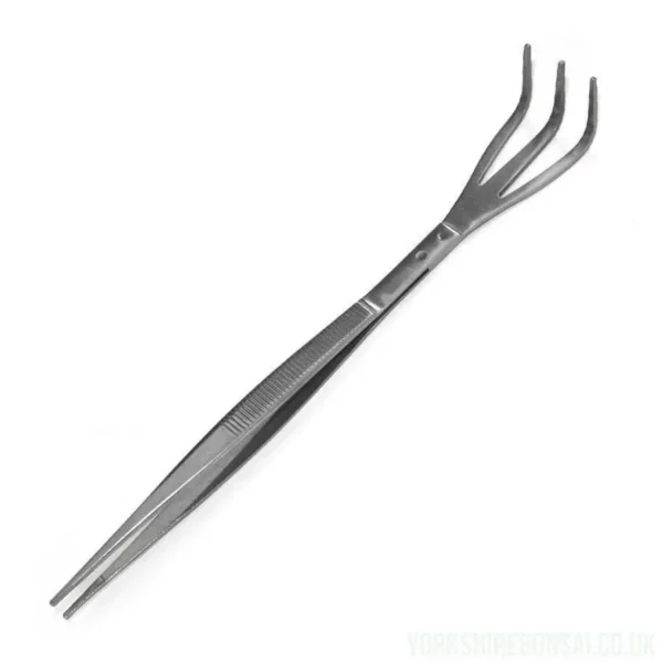 Ryuga Stainless Steel Bonsai Root Rake / Tweezers Combination Tool