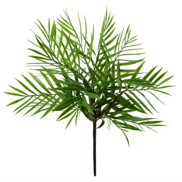 Artificial Fern Plant 40cm Artificial Bamboo Palm Pack x 6 - Image 3