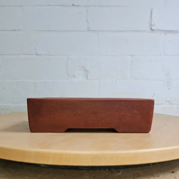 17cm Premium Unglazed Bonsai Pot | Rectangle | 17cm x 9cm x 5cm | Brown