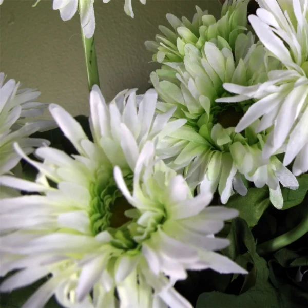 Artificial Potted Plant Flowers Daisy Flowering Plant White Botanik - Image 2