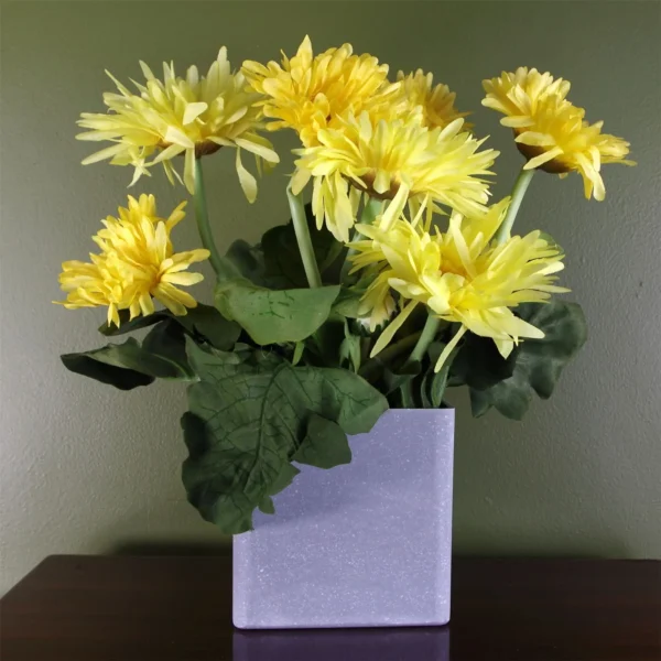 Artificial Potted Daisy Plant Flowers Flowering Plant Yellow Botanik