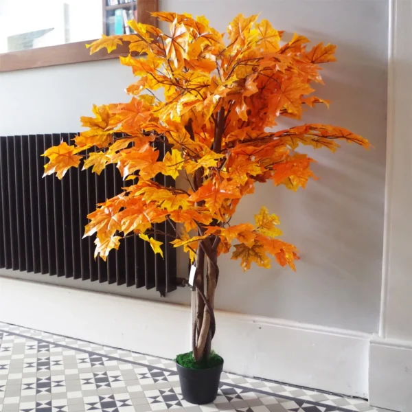 Artificial Tree Large Orange Maple Autumn 125cm. Botanik - Image 3