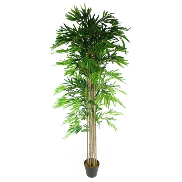 Artificial Bamboo Plants Trees Wood Trunk 180cm 6ft Realistic Natural Botanik