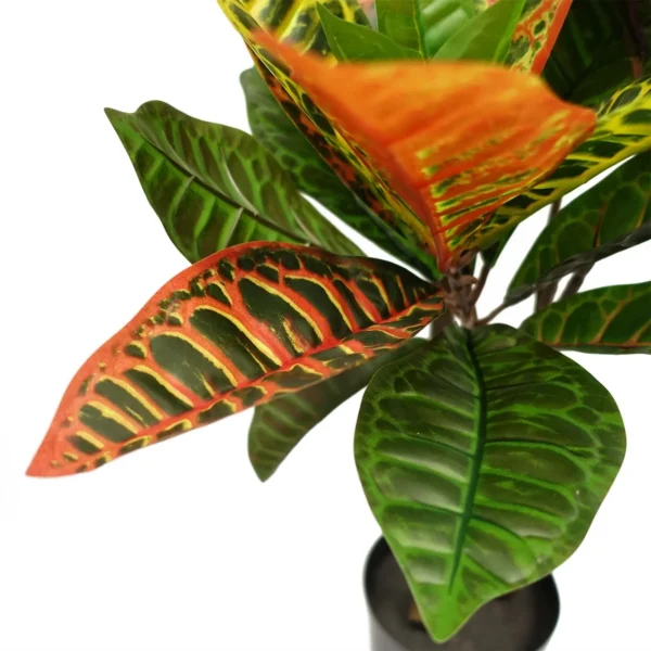 Artificial Tree Orange Yellow Codiaeum Tropical Large Botanik - Image 6