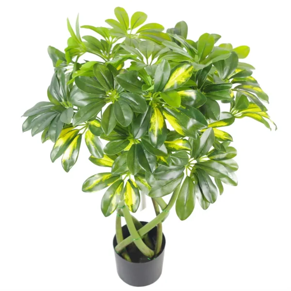 70cm Artificial Twisted Stem Modern Arboricola Artificial Plant Bonsai Bush Botanik - Image 2