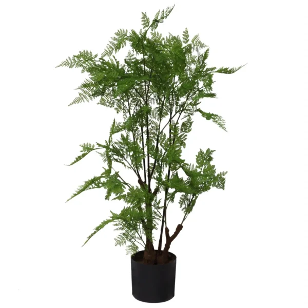 Artificial Fern Tree Plant Natural Moss 90cm 3ft Leaf Trees Realistic Plant Botanik