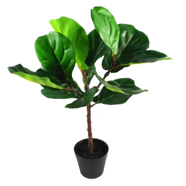 Tropical Artificial Fig Plant 2ft 60cm Mini Fig Plants - Image 3