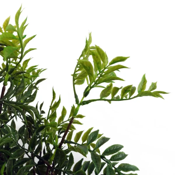 Leaf Design 60cm Artificial Nandina Bonsai Ficus Tree - Image 2